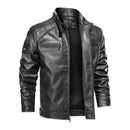 Jaqueta Masculina de Couro Slim